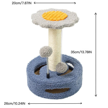 Sunflower Cat Climbing Tower