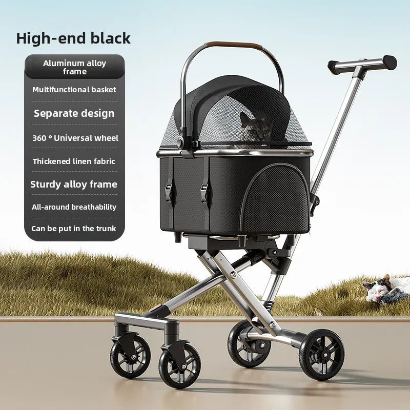 3 in 1 Pet Stroller for 20LBS Dogs