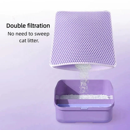 Double Layer Pet Non Slip Big Litter Box