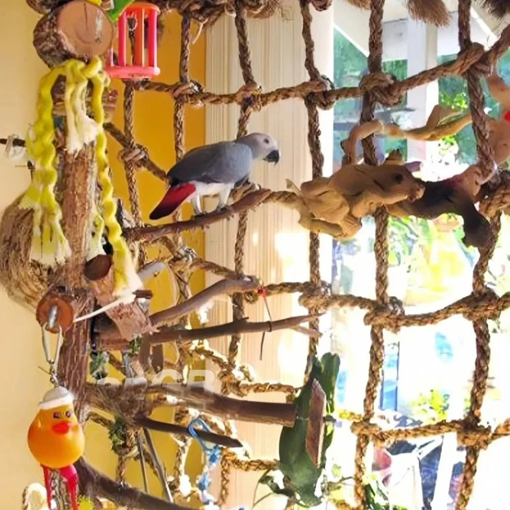 Parrot Rope Climbing Net Bird Supplies