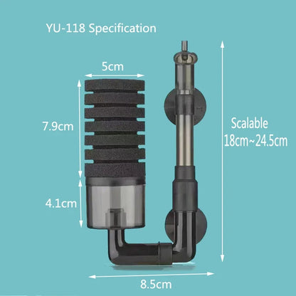 Black Aquarium Filter for Aquarium