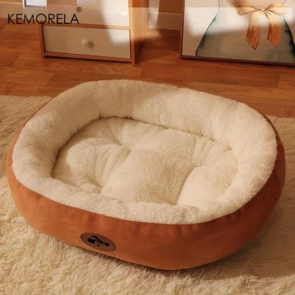 Cozy Oval Snuggle Pet Bed