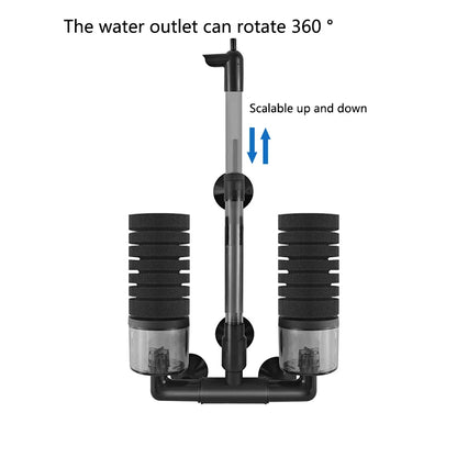 Black Aquarium Filter for Aquarium