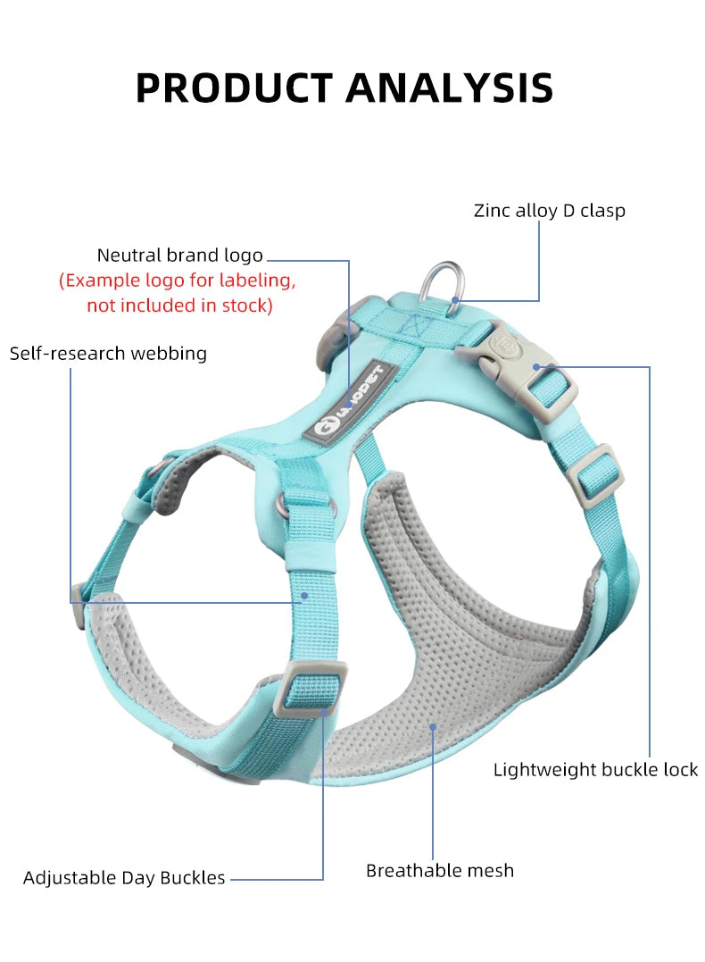 Dog Breathable Harness NO PULL