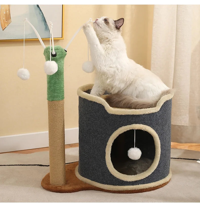 Multi Level Winter Warm Cat Tree