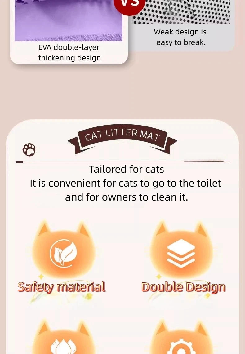 Double Layer Pet Non Slip Big Litter Box