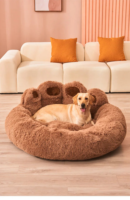 Winter Warm Fluffy Dog Bed