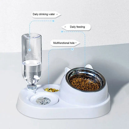 Food Container with Waterer  Feeder