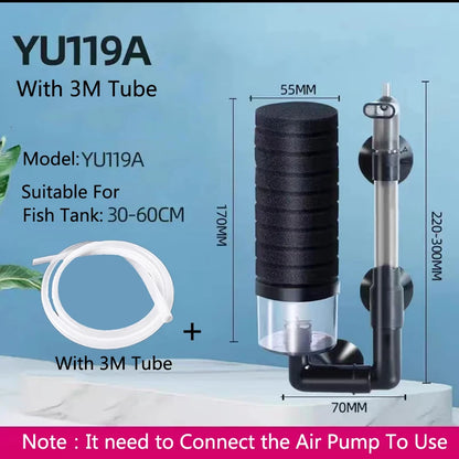 Black Aquarium Filter for Aquarium