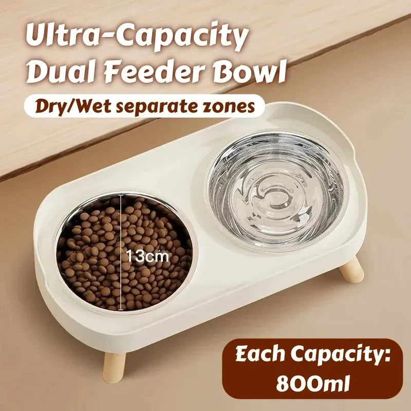 Double Bowl Fashion Feeding