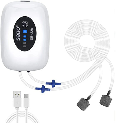 Rechargeable USB Fish Tank Air Pump