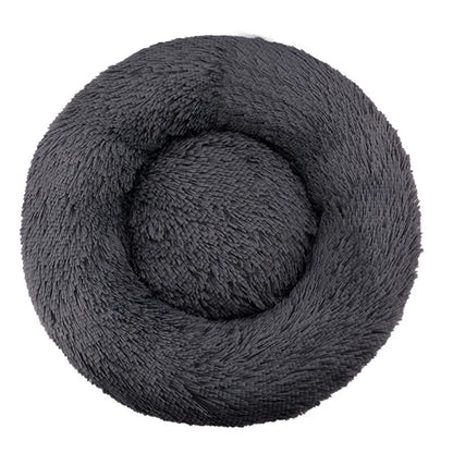 Winter Warm Round Dog Bed