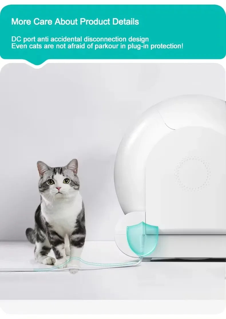 65L Automatic Intelligent Cat Litter Pan
