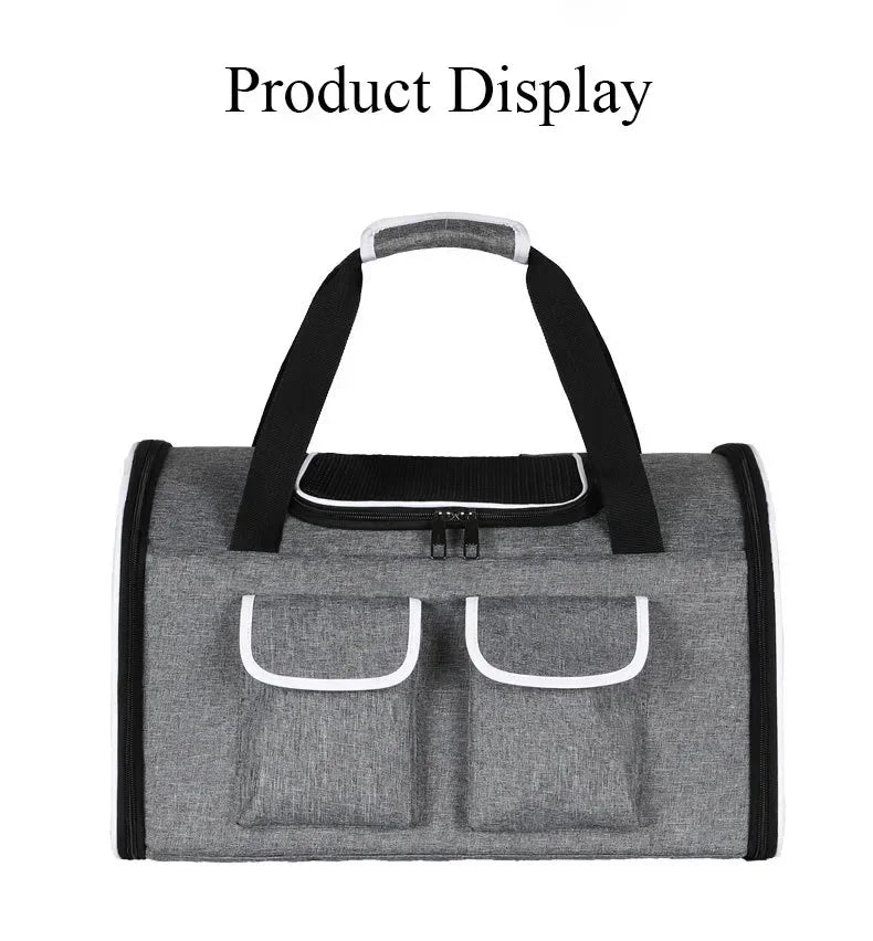 Big Space Foldable Pet Carrier Backpack