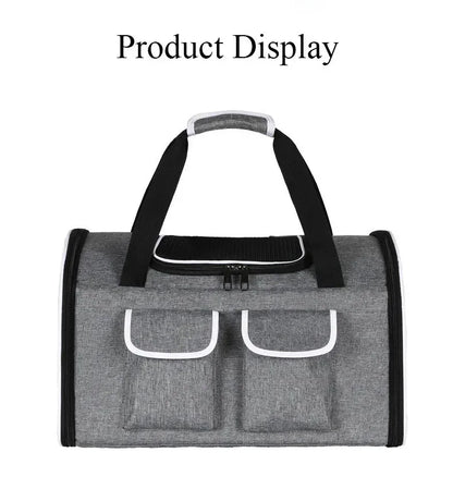 Big Space Foldable Pet Carrier Backpack