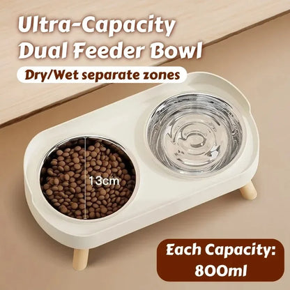 Double Bowl Fashion Feeding