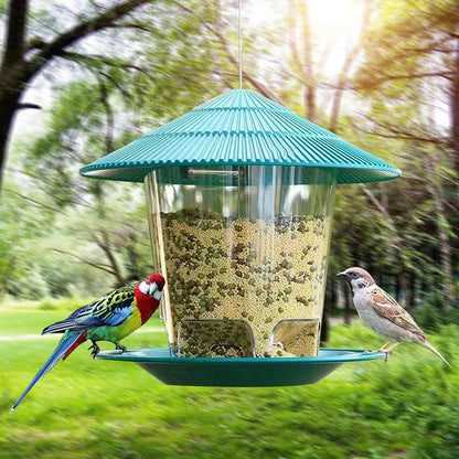 Outdoor Hanging Automatic Bird Feeder