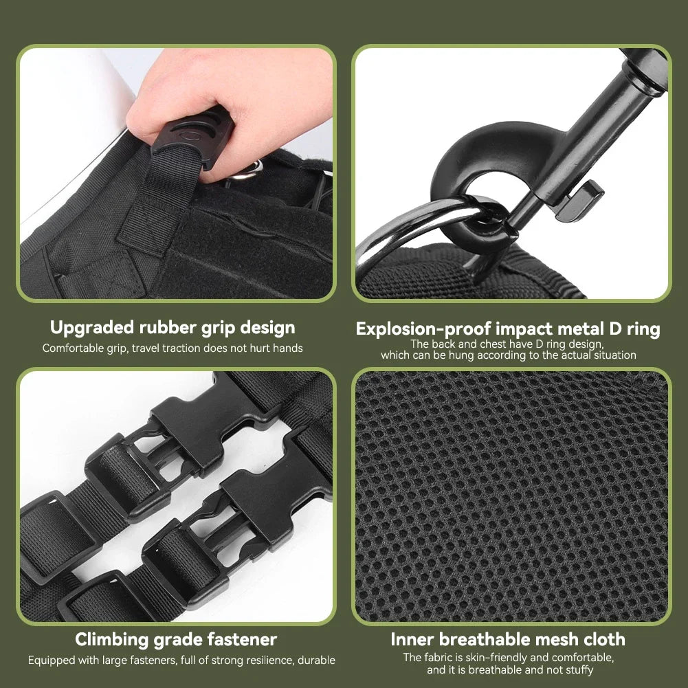 Harness And Collar For Medium Large Dogs