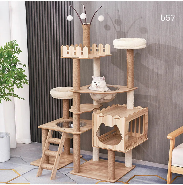 Playground Space Capsule Dual Den for Multi Cat
