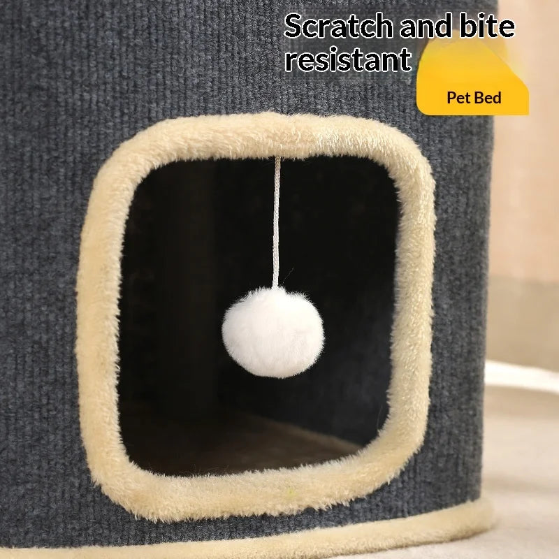 Multi Level Winter Warm Cat Tree