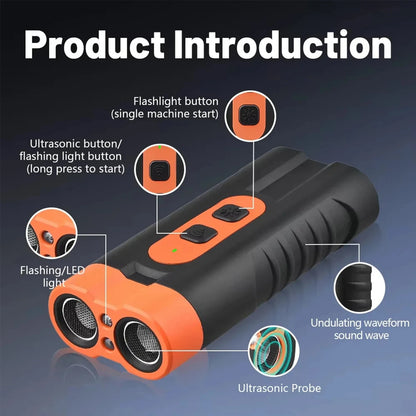 Dual Head Ultrasonic Dog Repeller