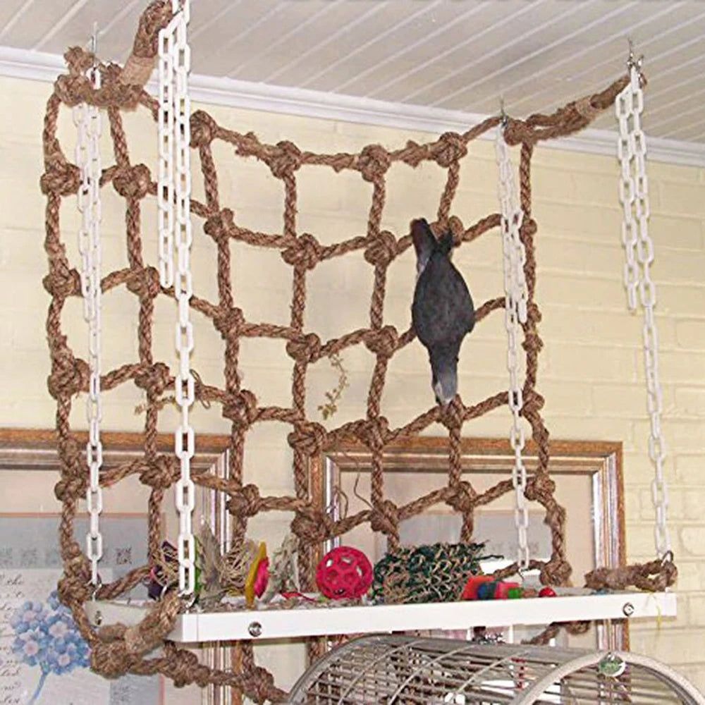 Parrot Rope Climbing Net Bird Supplies