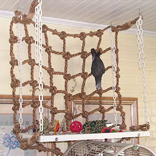 Parrot Rope Climbing Net Bird Supplies