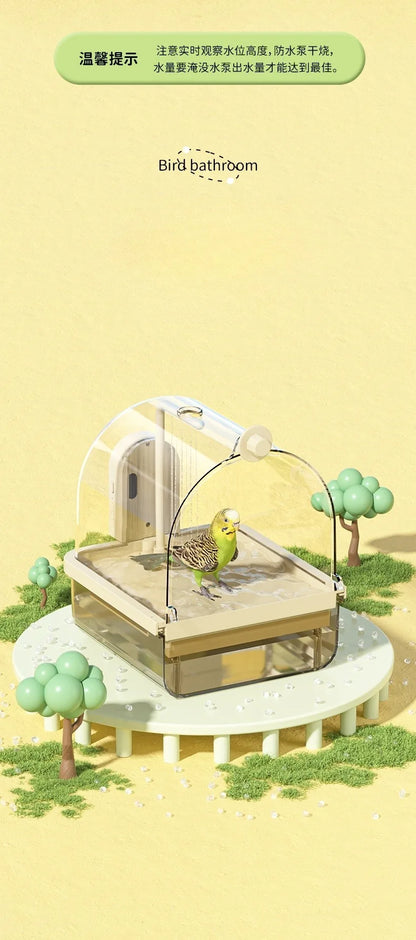 Electric Sensing Water Recycling Bird Bath
