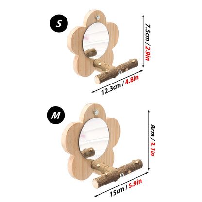 Wooden Bird Perch