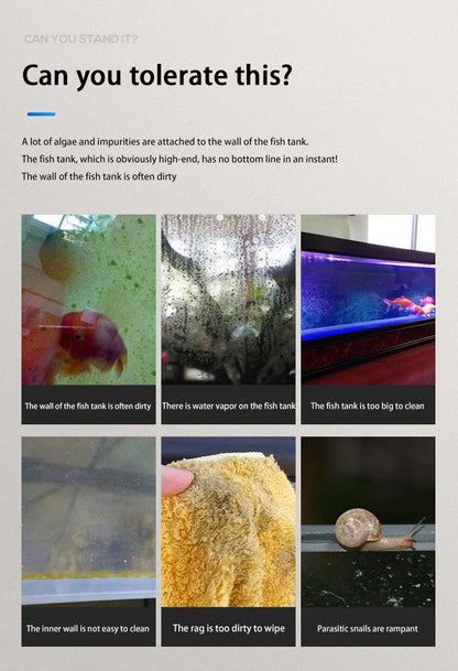 Multi Functional Fish Tank Aquarium Tank Algae Removal