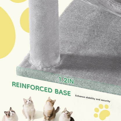 44 Inch Tall Cat Tree Tower for Multiple Cats