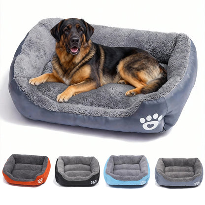Soft Square Large Dog Bed
