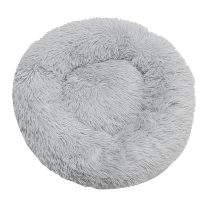 Winter Warm Round Dog Bed