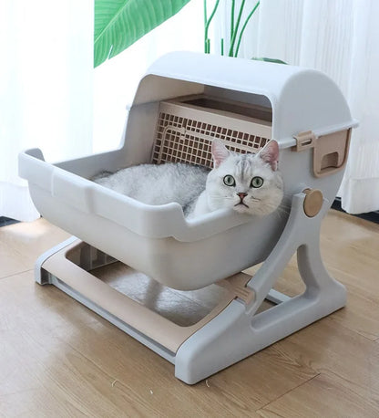 Semi-automatic Litter Box