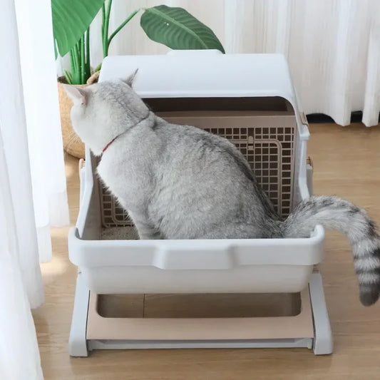 Semi-automatic Litter Box