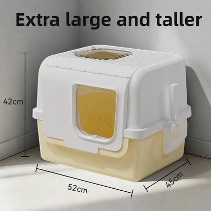 Fully Enclosed Self Cleaning Cat Litter Box