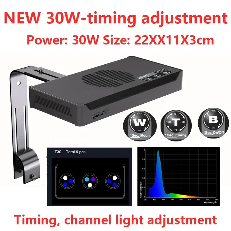 Full Spectrum LED Lamp for Aquarium Fish Tank