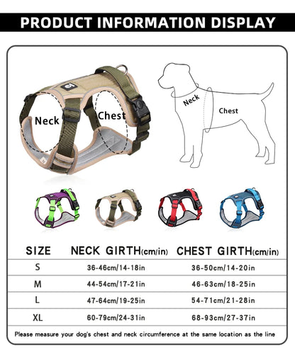 Medium Large Dog Harnesses Collar