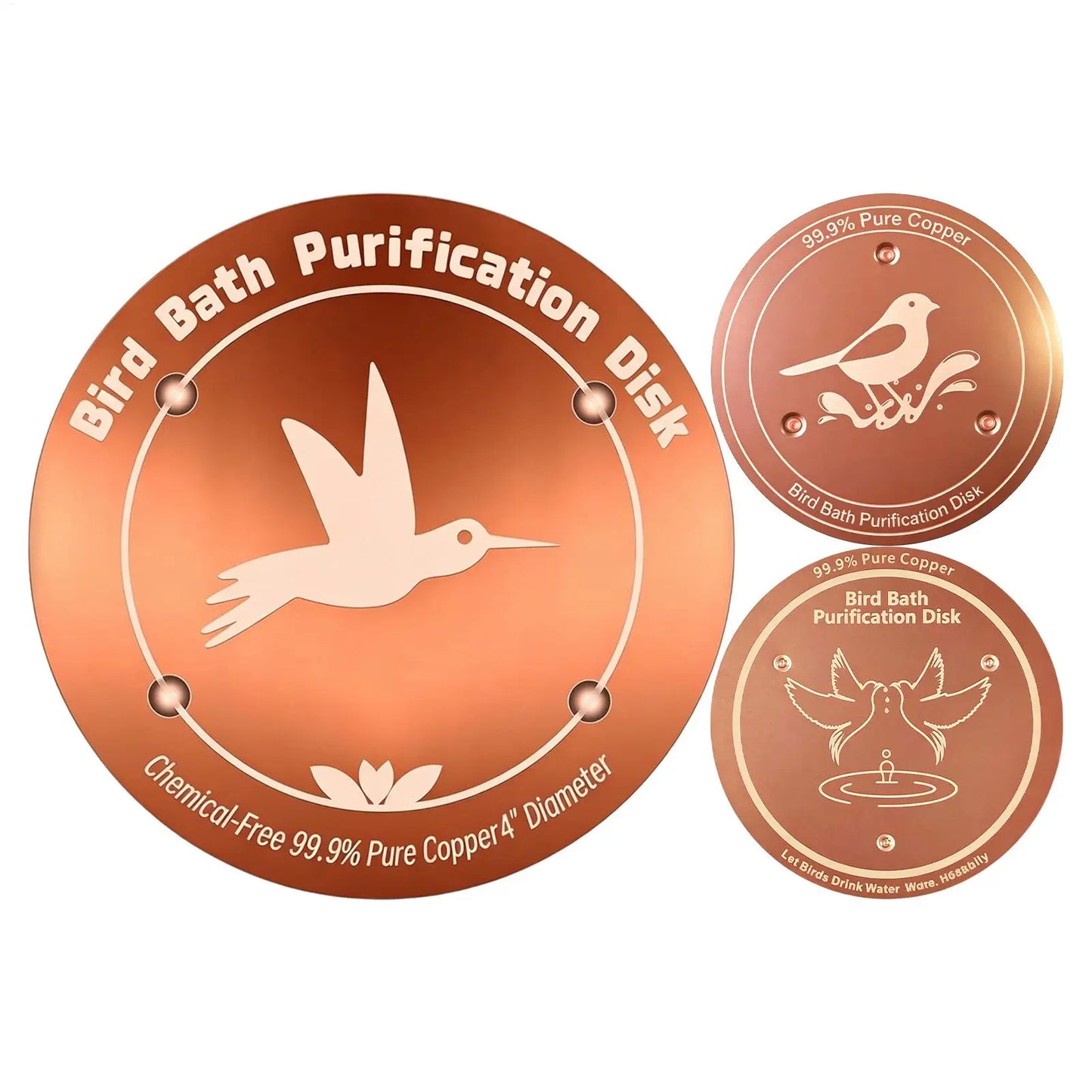Bird Bath Copper Disk