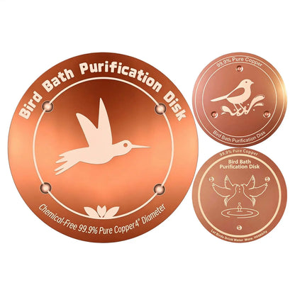 Bird Bath Copper Disk
