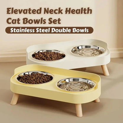 Double Bowl Fashion Feeding