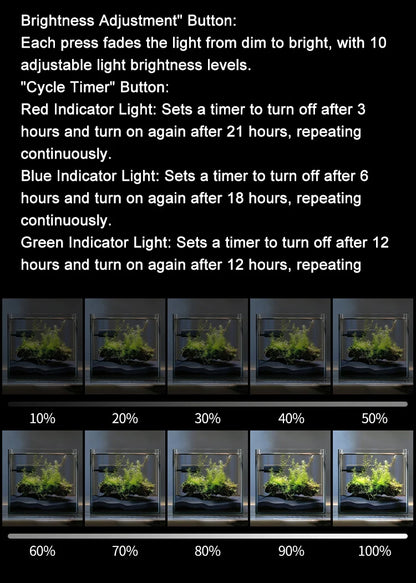 USB Fish Tank Clip Light