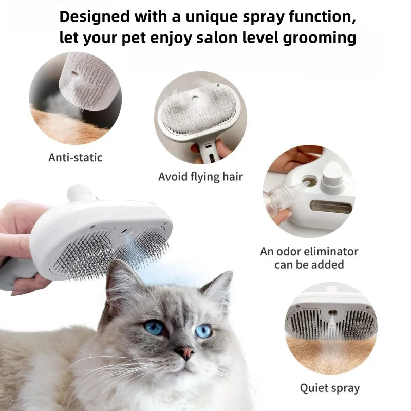 Spray Grooming Comb Remove Floating Hair