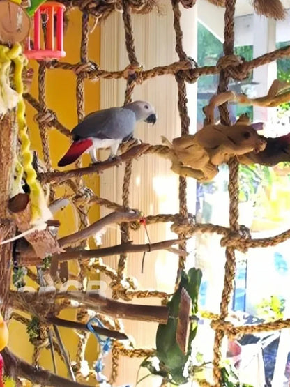 Parrot Rope Climbing Net Bird Supplies