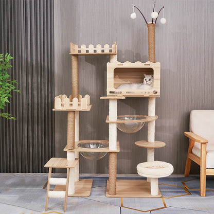Playground Space Capsule Dual Den for Multi Cat