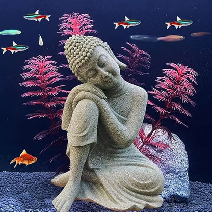 Buddha Fish Tank Decor