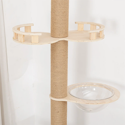 Adjustable Cat Tree House Cat Tower