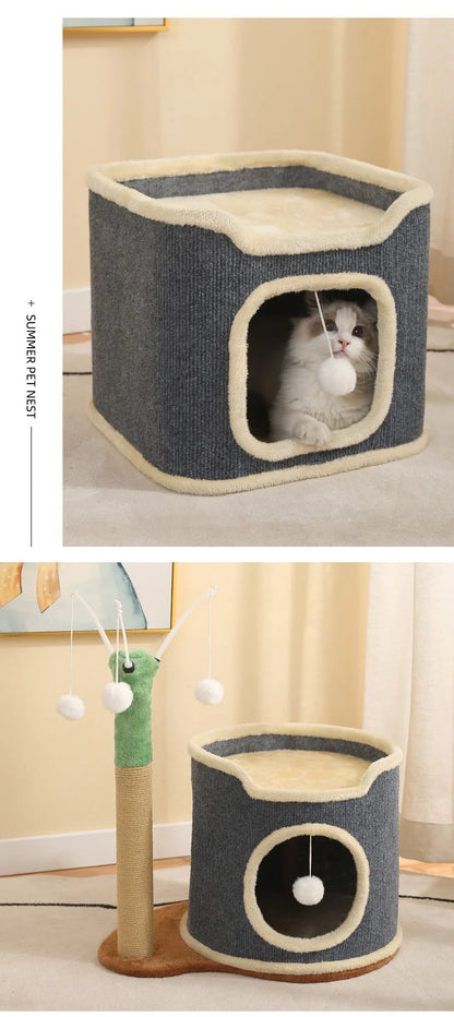 Multi Level Winter Warm Cat Tree
