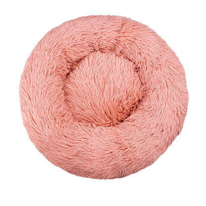Winter Warm Round Dog Bed