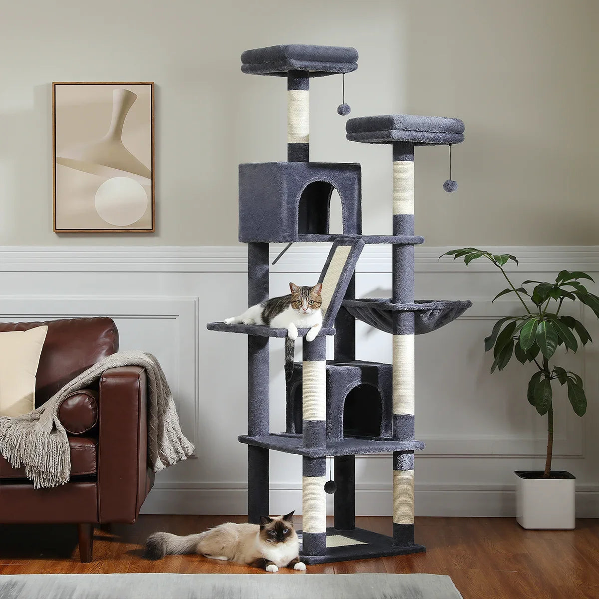 Large Cat Tree for Indoor Tall Tower